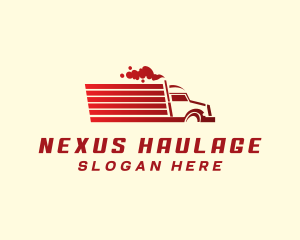 Truck Transport Logistics logo design