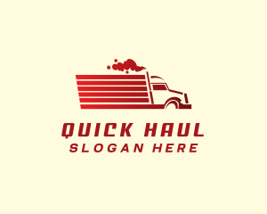 Truck Transport Logistics logo design