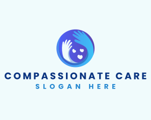 Hand Parenting Care logo design