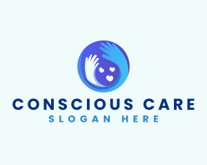 Hand Parenting Care logo design