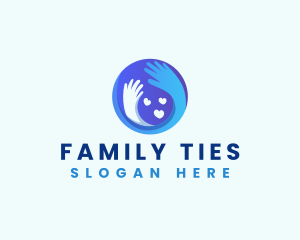 Hand Parenting Care logo design