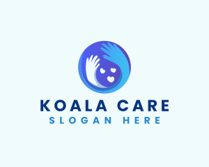 Hand Parenting Care logo design