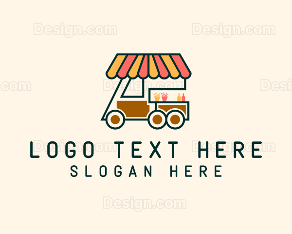 Snack Food Cart Logo