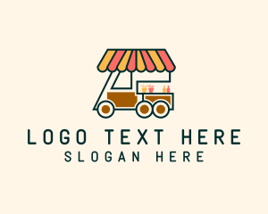 Food - Snack Food Cart logo design