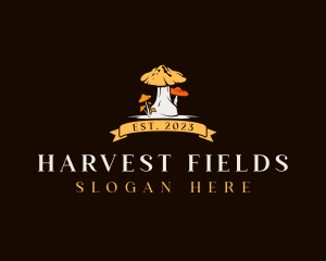 Vegan Mushroom Harvest logo design