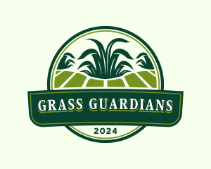 Garden Grass Cutting logo design