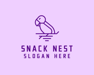 Wildlife Nest Bird logo design