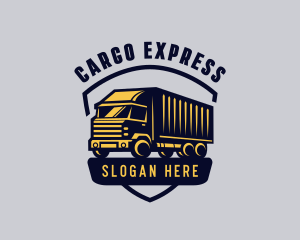 Freight Truck Logistics logo design