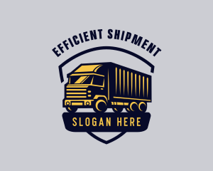 Freight Truck Logistics logo design