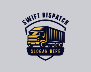 Freight Truck Logistics logo design