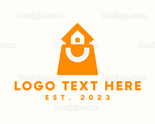 House Shopping Bag Logo