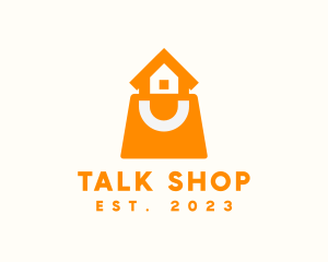 House Shopping Bag logo design