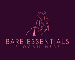 Sexy Nude Feminine logo design