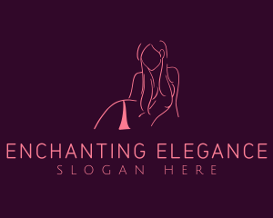 Sexy Nude Feminine logo design