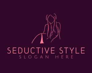 Sexy Nude Feminine logo design