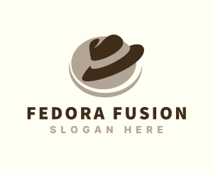 Fedora Hat Fashion logo design