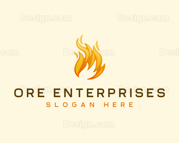 Fire Flame Burning Logo