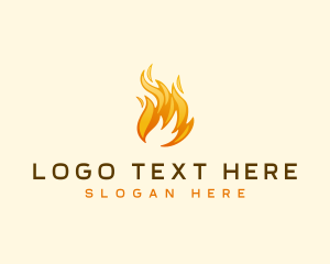 Fire Flame Burning logo