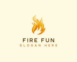 Fire Flame Burning logo