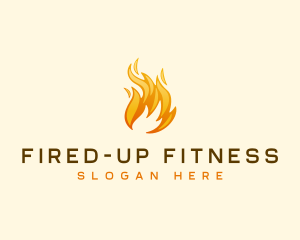 Fire Flame Burning logo