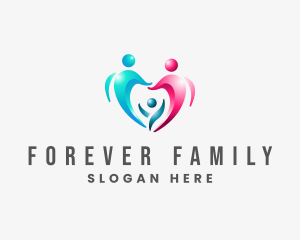 Family Heart Foundation logo design