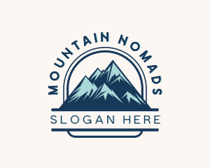 Hiking Mountain Outdoor logo design