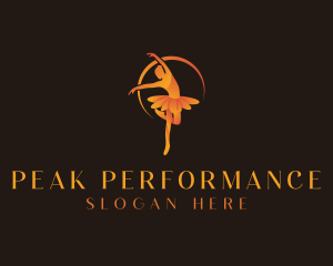 Ballet Dance Performer logo design