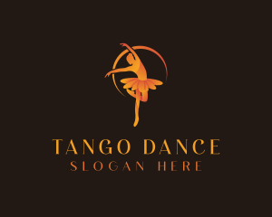 Ballet Dance Performer logo design