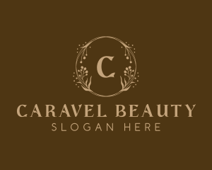 Elegant Wreath Decor logo design