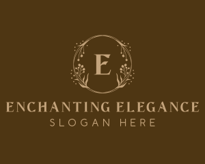 Elegant Wreath Decor logo design