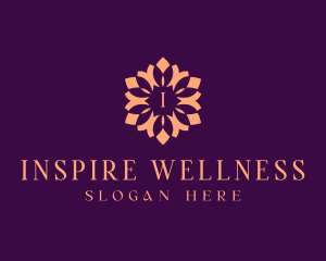 Wellness Flower Garden logo design