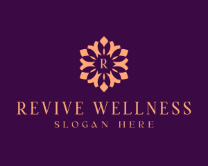 Wellness Flower Garden logo design