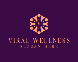 Wellness Flower Garden logo design