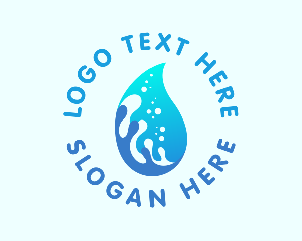 Drinking Water logo example 2