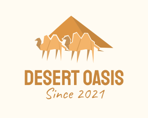 Desert Camel Origami  logo