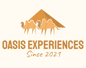 Desert Camel Origami  logo