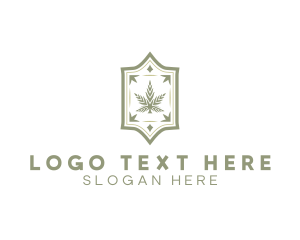 Luxury Marijuana Leaf logo