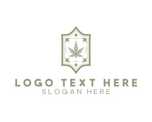 Luxury Marijuana Leaf Logo