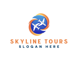 Airplane Travel Tourism logo