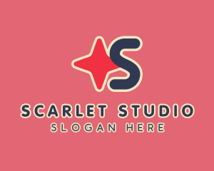 Star Studio Letter S logo design