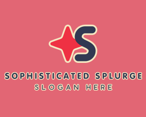 Star Studio Letter S logo design