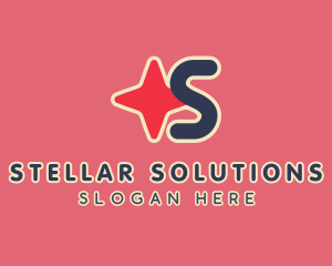 Star Studio Letter S logo design