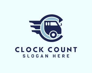 Freight Vehicle Letter C logo design