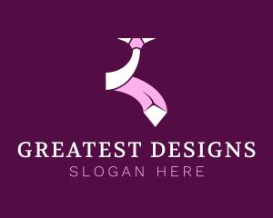 Elegant Formal Neck Tie Logo