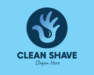 Hand Sanitizing Liquid Soap logo design