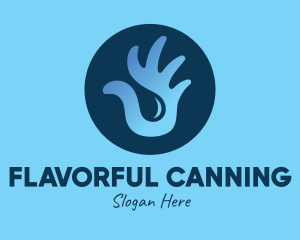 Hand Sanitizing Liquid Soap logo design