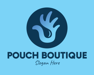 Hand Sanitizing Liquid Soap logo design