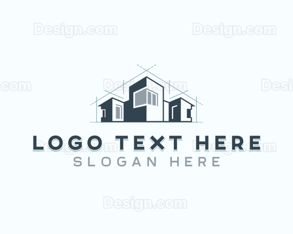 Architect Blueprint Structure Logo