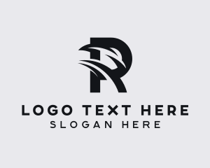 Generic Swoosh Agency Letter R logo