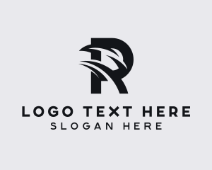 Generic Swoosh Agency Letter R Logo